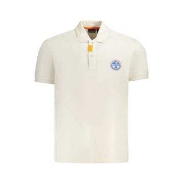 Tricou polo barbati - cu imprimeu cu logo - Regular fit -  Bleumarin