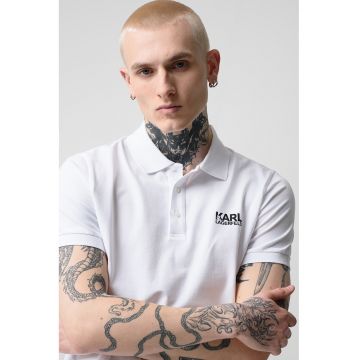 Tricou polo cu logo discret