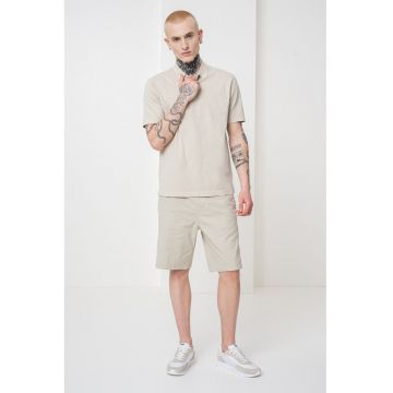 Tricou polo relaxed fit
