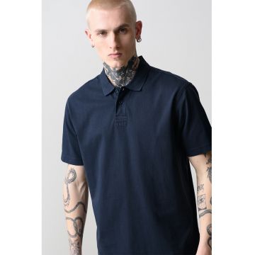Tricou polo relaxed fit