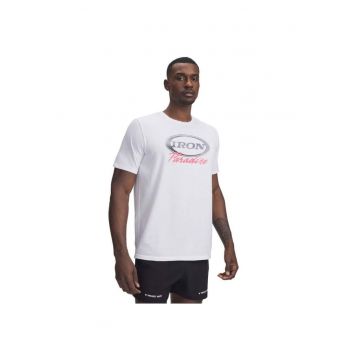 Tricou  Project Rock Iron b 1389945-100 - Barbati - Alb