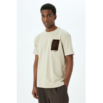 Tricou regular fit de bumbac