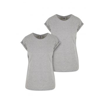 Set de tricouri cu decolteu rotund - 2 piese