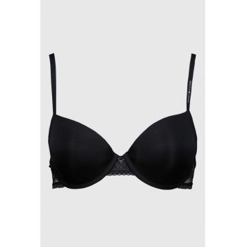 Sutien cu burete si insertii de dantela