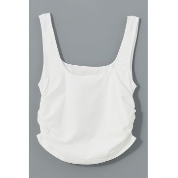 Top crop cu decolteu patrat