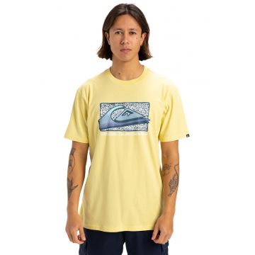 Tricou cu decolteu la baza gatului Retro Fade