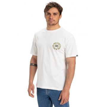 Tricou cu decolteu la baza gatului si logo