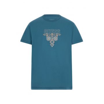 Tricou cu logo brodat