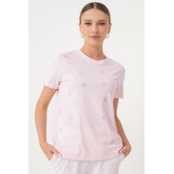 Tricou cu model monograma