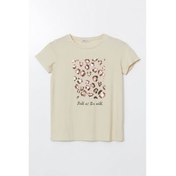 Tricou cu paiete