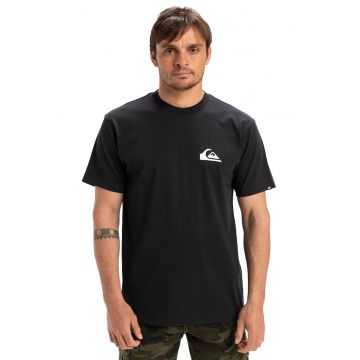 Tricou de bumbac cu logo discret Ev