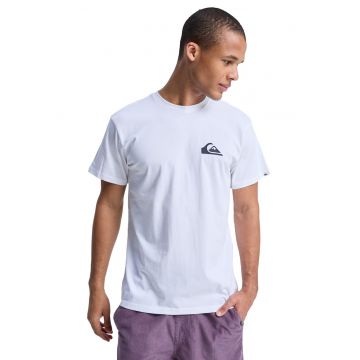 Tricou de bumbac cu logo discret Ev