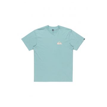 Tricou de bumbac cu logo discret Ev