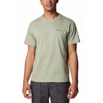Tricou de bumbac organic cu imprimeu logo pe partea din spate Rapid Ridge
