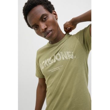 Tricou din bumbac cu imprimeu logo