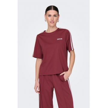 Tricou lejer cu decolteu rotund