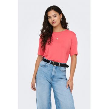 Tricou lejer cu model uni