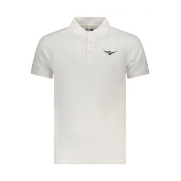 Tricou polo barbati - din bumbac - cu mini imprimeu - Regular fit