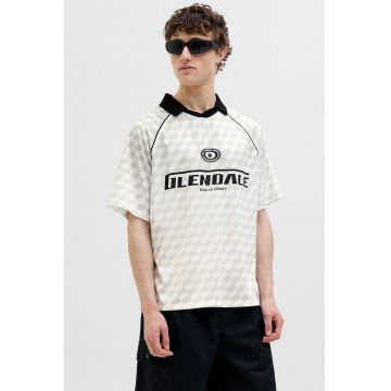 Tricou polo cu imprimeu text