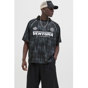 Tricou polo cu imprimeu text