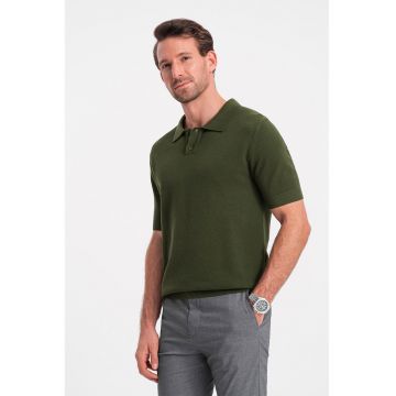 Tricou polo din bumbac pique