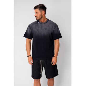 Tricou Pre-washed Oversized Black 16092