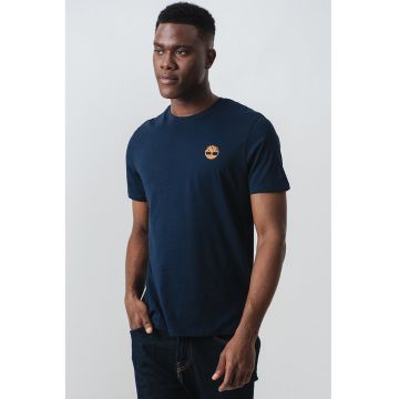 Tricou regular fit cu imprimeu logo pe spate