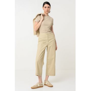 Tricou striat din amestec de bumbac