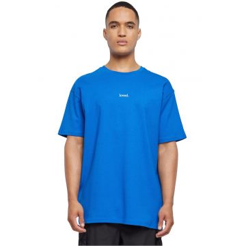 Tricou uni cu decolteu la baza gatului