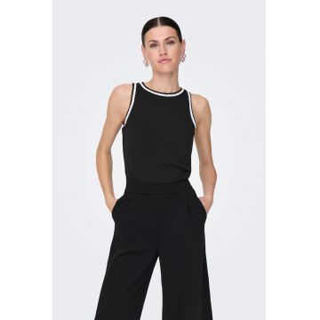 Tricou uni cu decolteu rotund