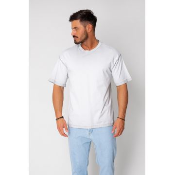 Tricou Vintage Oversized Grey 16116