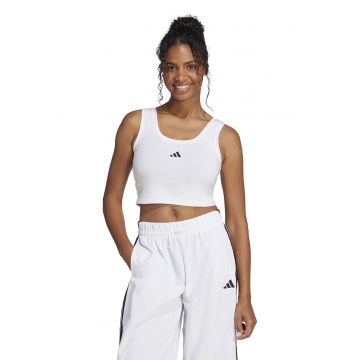 Top crop cu detaliu logo