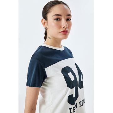 Tricou crop din bumbac