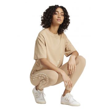 Tricou crop din bumbac cu logo