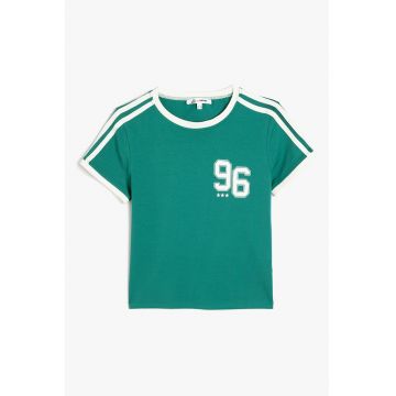 Tricou cu decolteu rotund