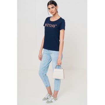 Tricou cu decolteu rotund