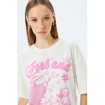 Tricou cu imprimeu grafic