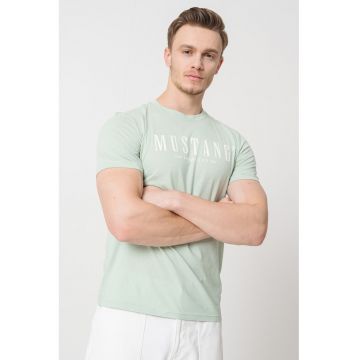Tricou cu imprimeu logo pe piept