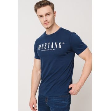 Tricou cu imprimeu logo pe piept
