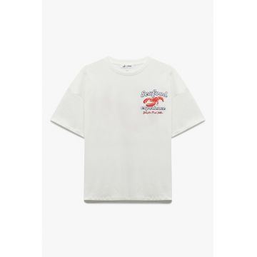 Tricou cu imprimeu pe spate