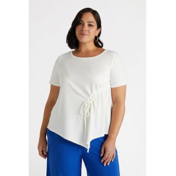 Tricou cu pliuri laterale