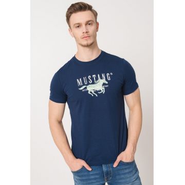 Tricou de bumbac cu imprimeu logo