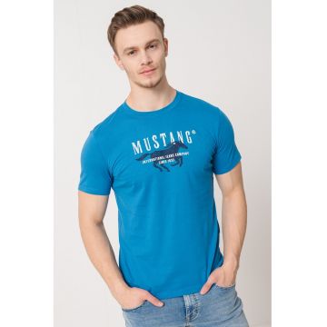 Tricou de bumbac cu imprimeu logo