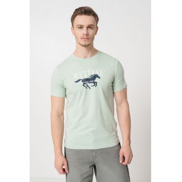 Tricou de bumbac cu imprimeu logo