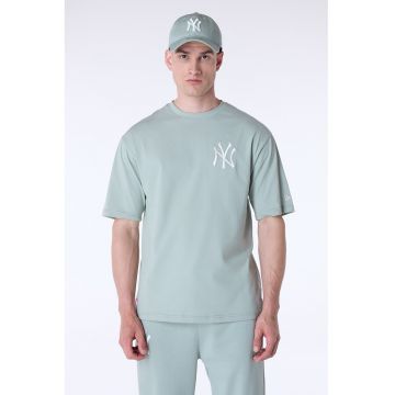 Tricou de bumbac cu logo brodat