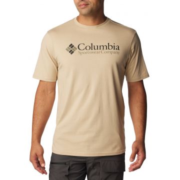Tricou din bumbac cu decolteu la baza gatului CSC