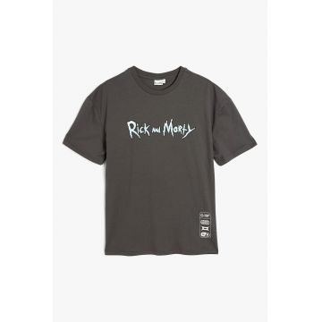 Tricou din bumbac cu imprimeu cu desene animate