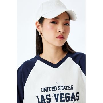 Tricou lejer crop