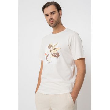 Tricou lejer cu imprimeu
