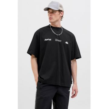 Tricou lejer cu imprimeu text